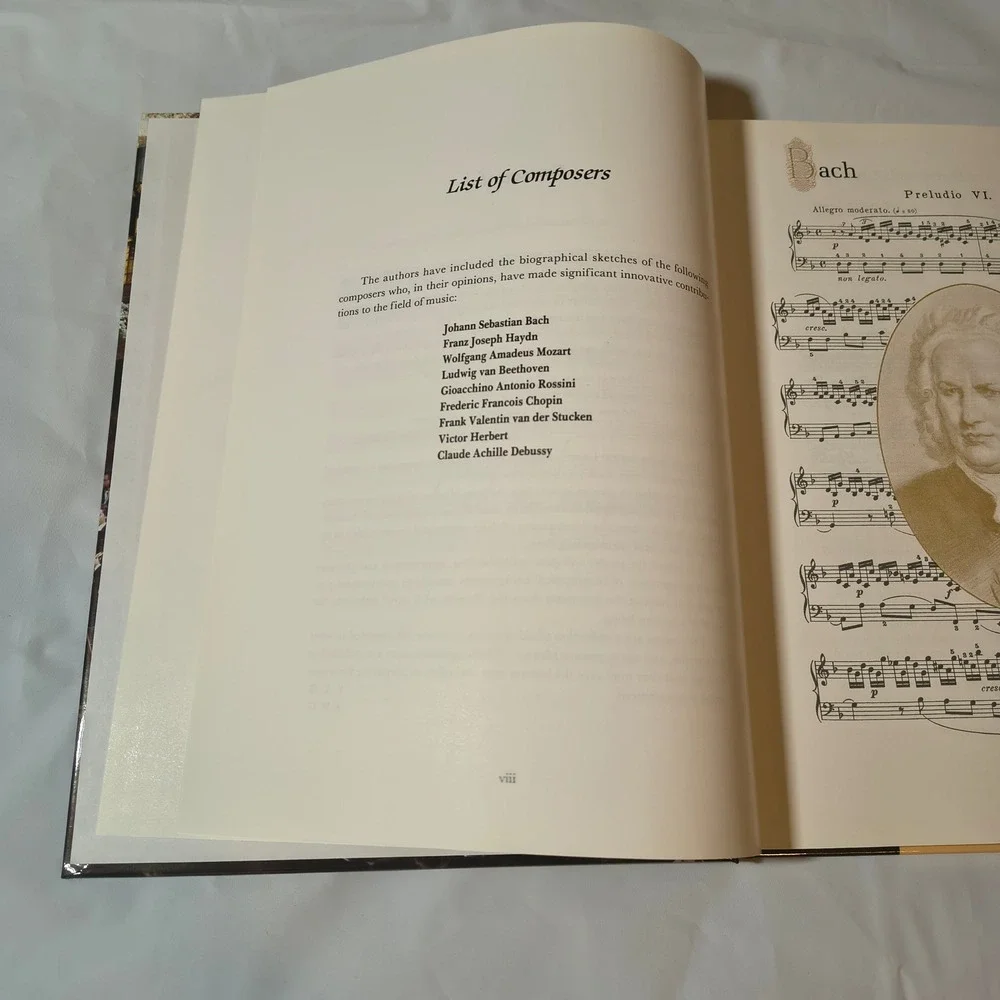 Music Lovers Cookbook 1992‎ First Edition Gibson Nortex Press Hardcover Recipes